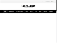 Tablet Screenshot of isrmatrix.com